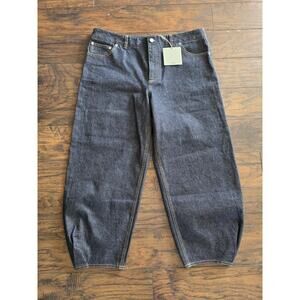 Tibi Indigo Denim Brancusi Jean Barrel Blue Women’s Size 32 / 14US NWT